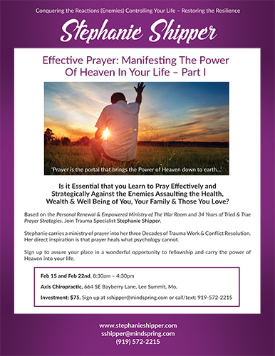Effective Prayer: Manifesting The Power Of Heaven In Your Life – Part I
